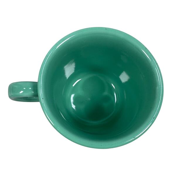 Fiesta Fiestaware Coffee Mug 3.5" Sea Mist Green Classic Ring Handle Lot of 5 - Picture 4 of 7